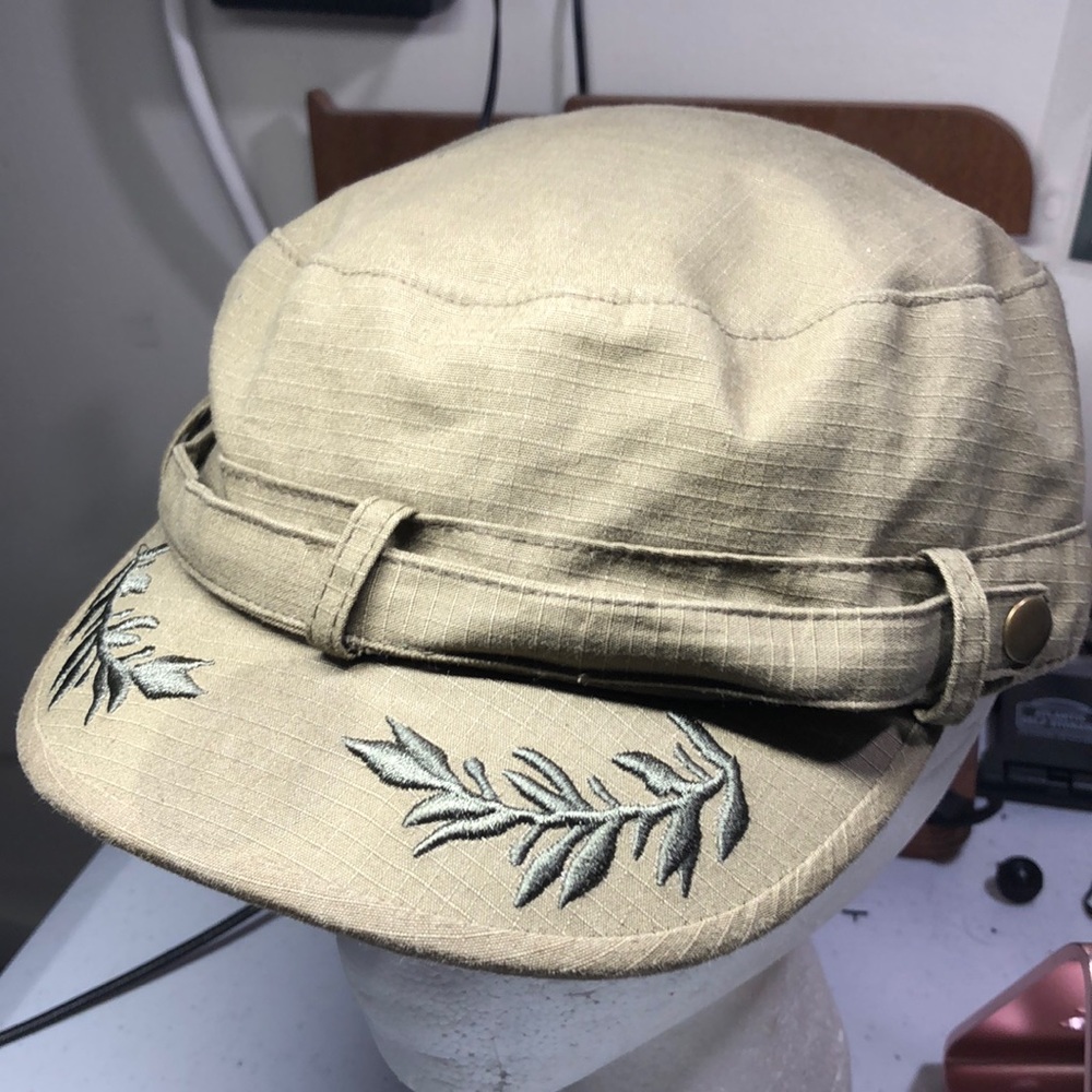 Women’s Olive Green Castro Cap Hat